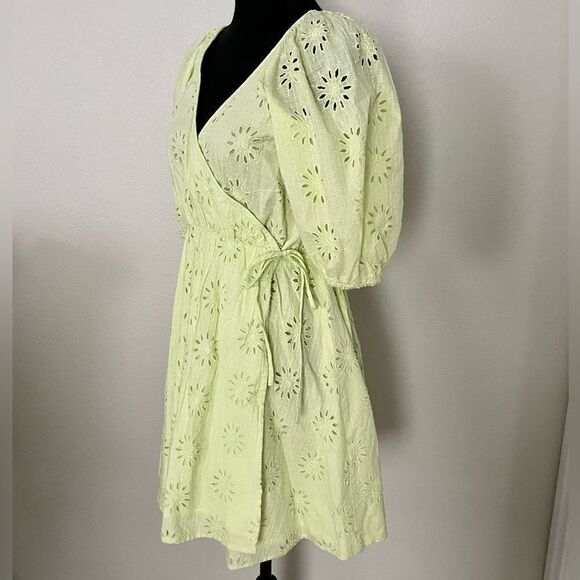 NWT Zara Openwork Embroidered Dress - Picture 6 of 14